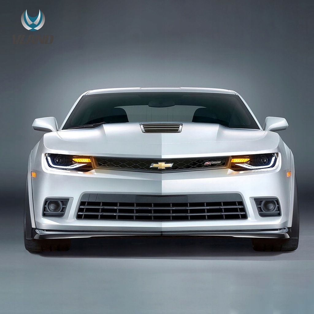 фото №9, Chevrolet camaro lift 2014-15 лампа лампы передние комплект led vland europa