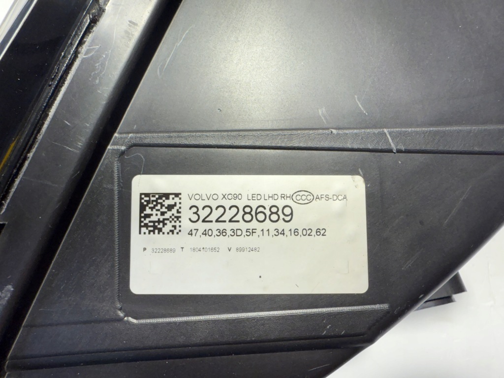 фото №8, Volvo xc90 лампа лампы передние full led комплект 32228688 32228689