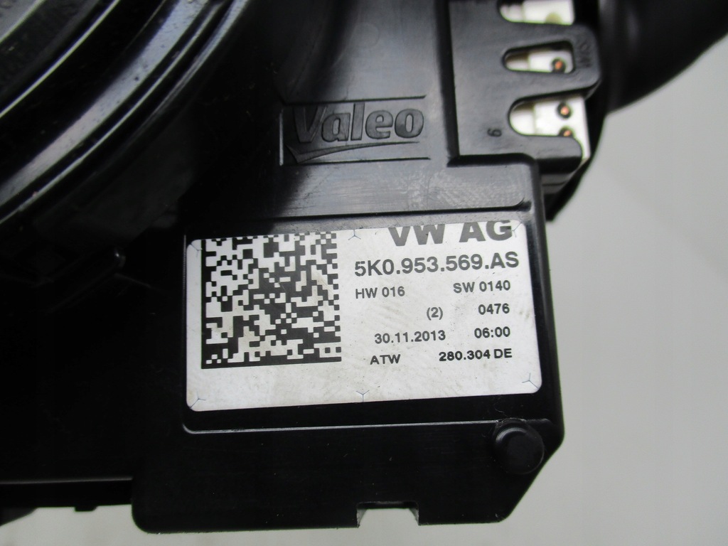 фото №12, Passat b7 стрічка подушки безпеки шлейф перемикачі перемикачі 5k0953569as