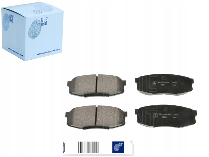 фото №1, Blue print adt342176 набір гальмівних колодок гальмівних, гальма дискові