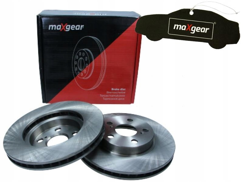 фото №1, Гальмівні диски перед maxgear 19-1243 +ароматизатор