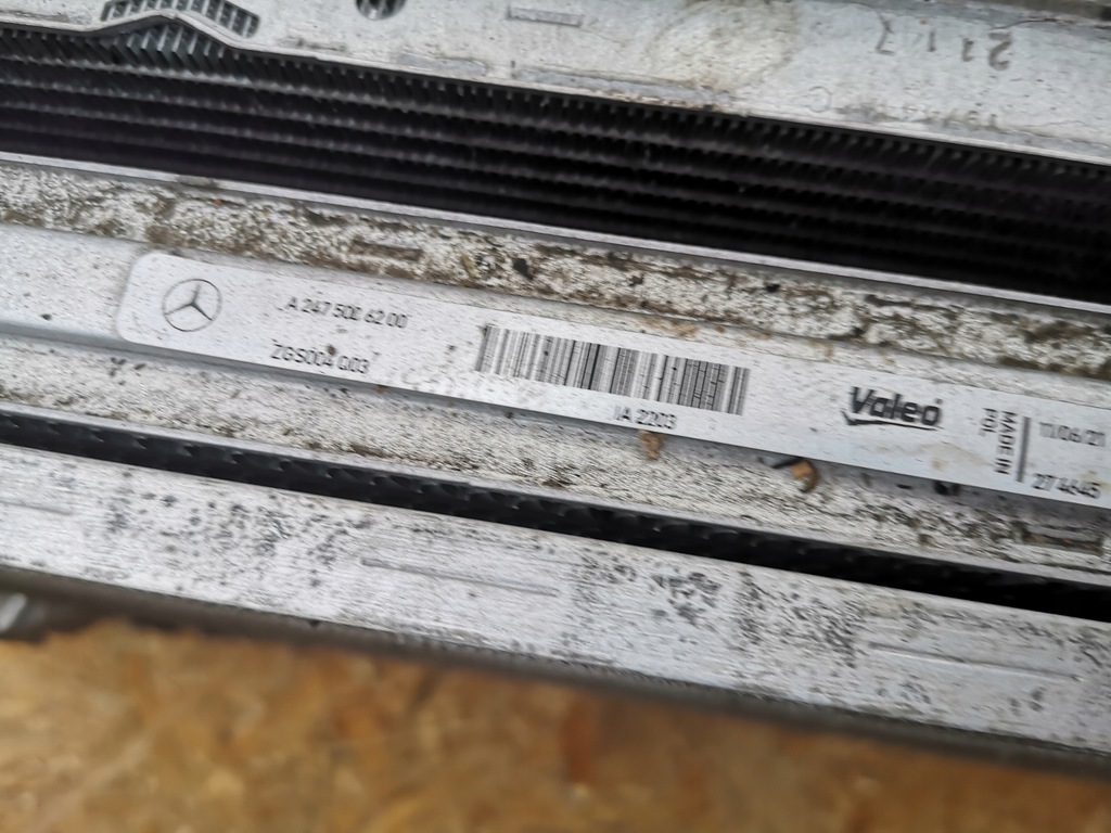 фото №11, Mercedes glb w247 радіатор вентилятор комплект 2.0d