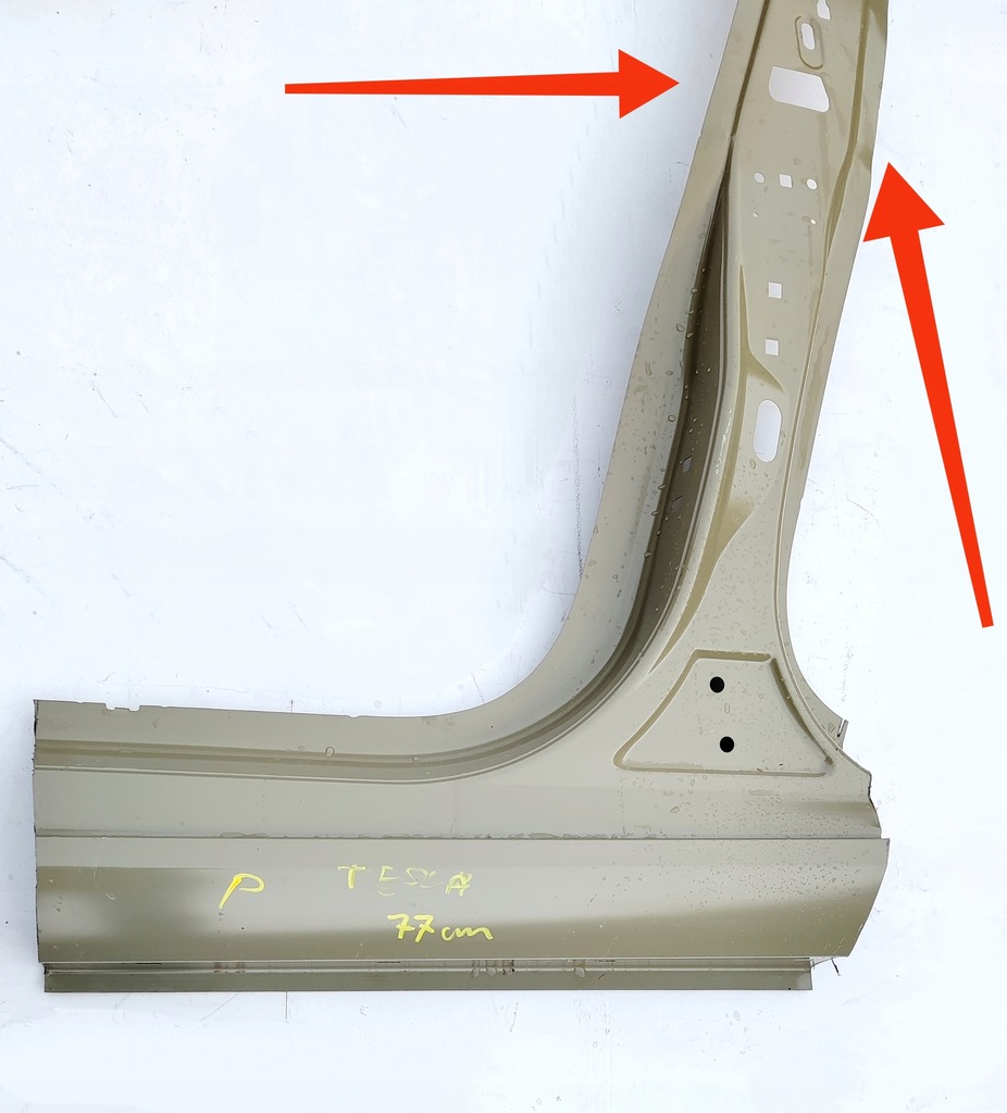 фото №3, Tesla 3 порог левый обшивка порог
