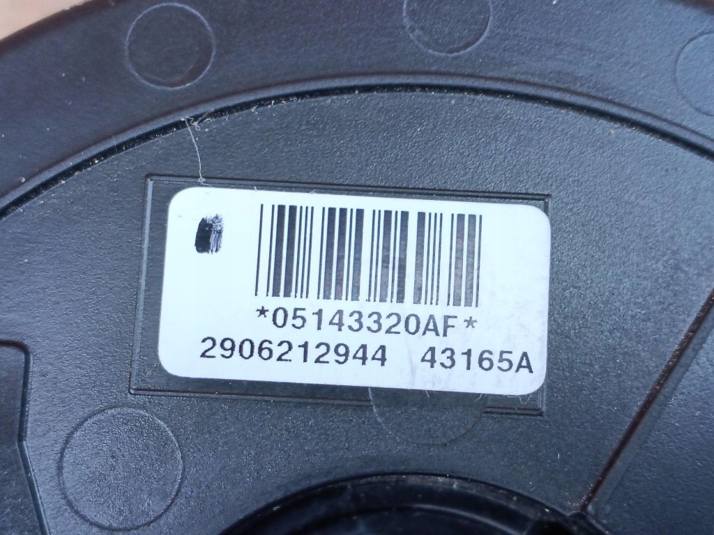 фото №7, Jeep grand cherokee wk 05-08r стрічка шлейф датчик kąta повороту 05143320af