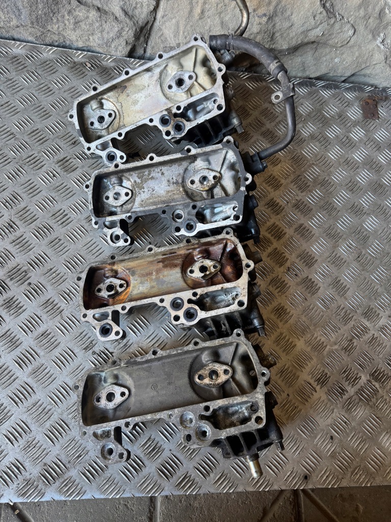 Основание фильтра масла радиатор mitsubishi pajero iii 3.2 did me203650 Недорого