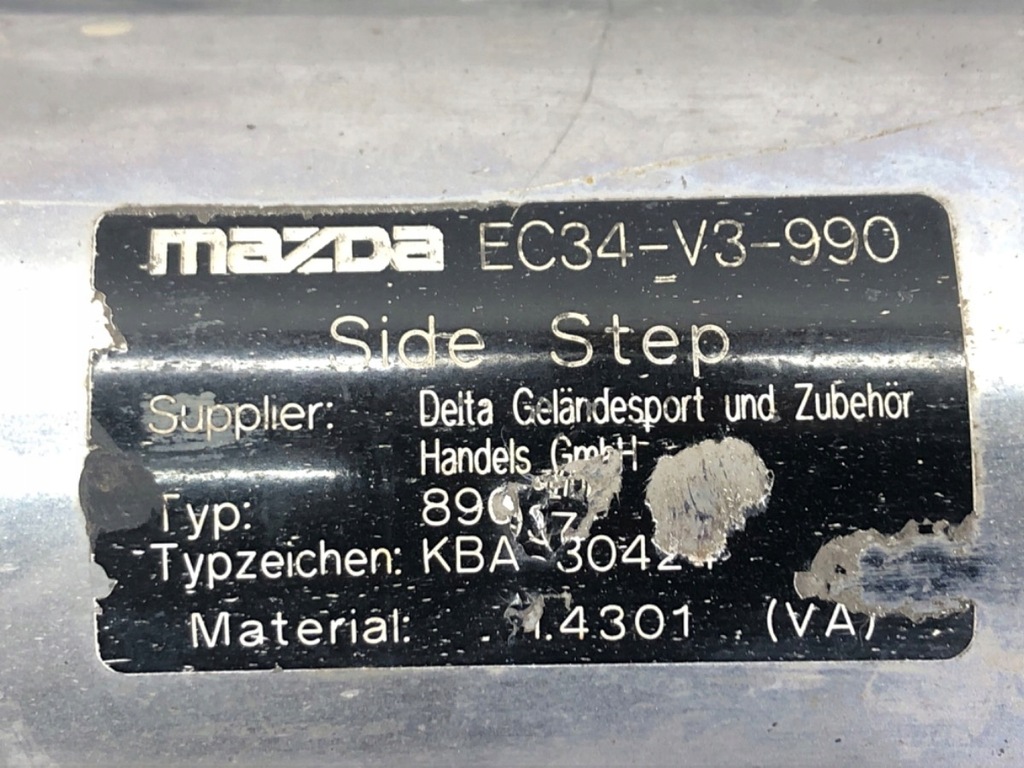 фото №10, Трубопровід пороги пороги mazda tribute 00-08