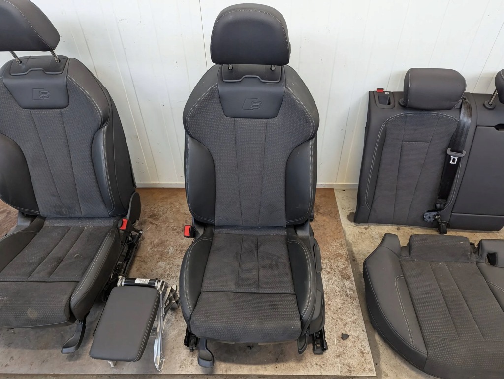 фото №6, Audi a4 b9 8w 2019-2024 сидіння заднє сидіння підлокітник s-line lift підігрів sedan