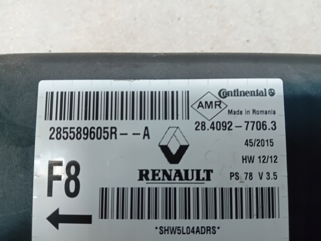 фото №3, Модуль датчик подушок подушка безпеки renault scenic 3 iii
