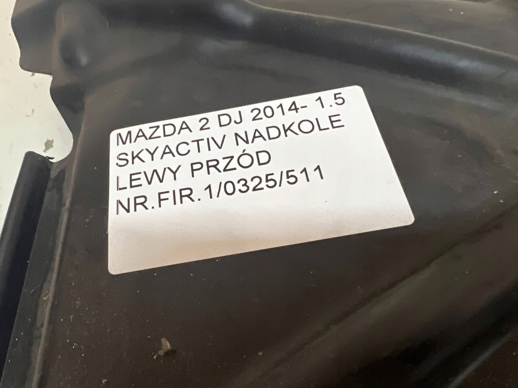 фото №12, Mazda 2 dj 2014- підкрилок ліва передні лівий перед