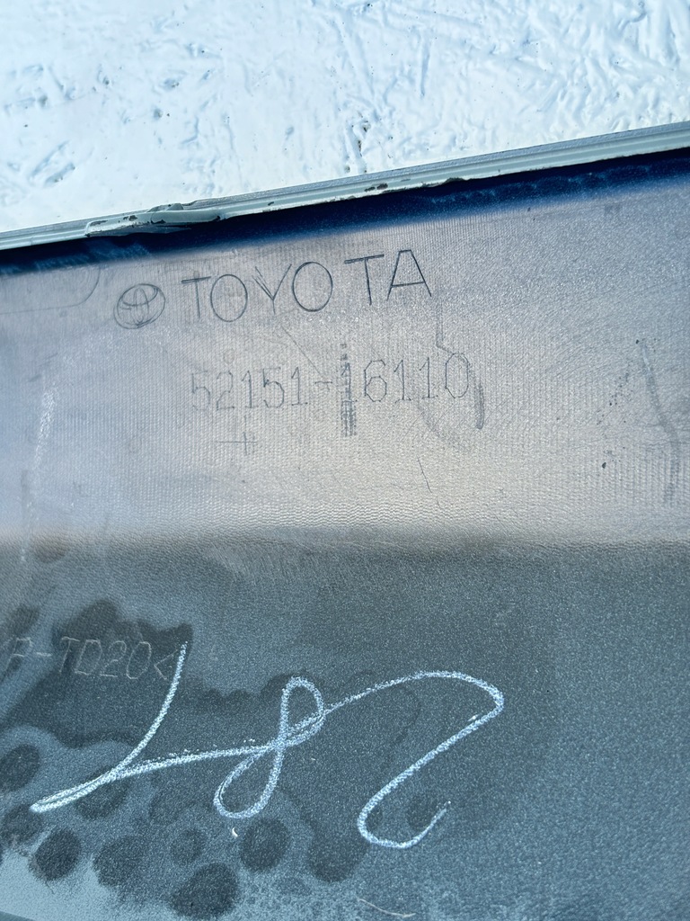 фото №11, Toyota corolla cross 2022- накладка спойлер бампера задняя 52151-16110