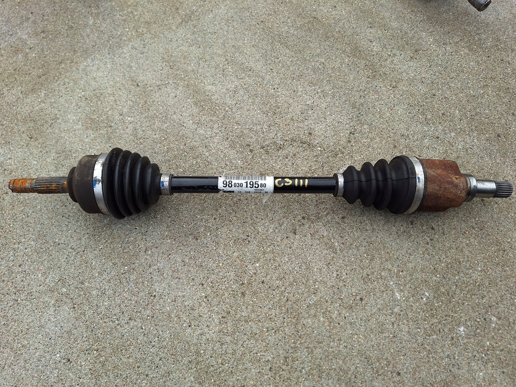 фото №1, Приводной вал левая citroen c3 ii 9803019580