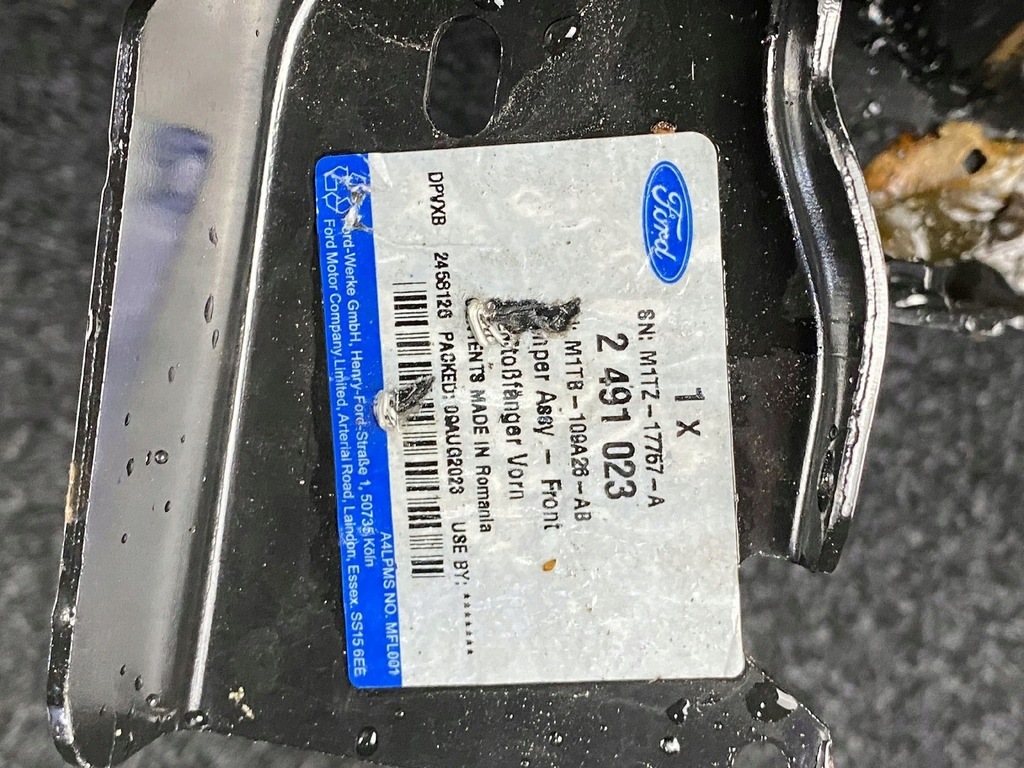 фото №7, Ford puma mk2 балка підсилювач бампера перед передня m1tz-17767-a