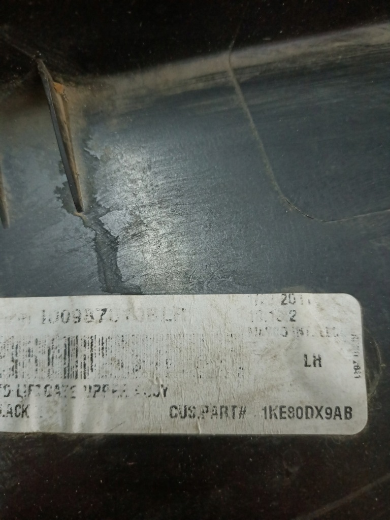 фото №6, Верхній кришка кришки задній dodge durango 2011+