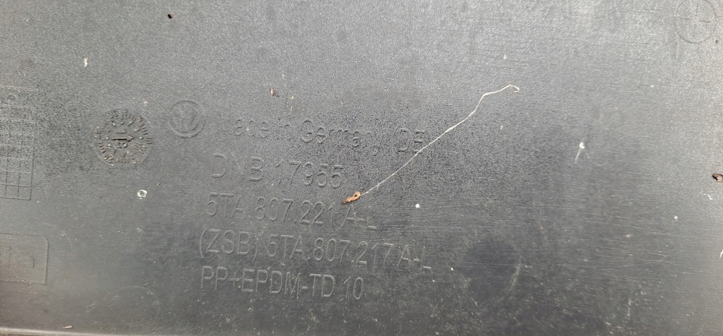 Vw touran ii 5ta бампер перед передний 5ta807221a l Доставка