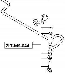 фото №2, Соединитель стабилизатора задняя mitsubishi carisma da 99