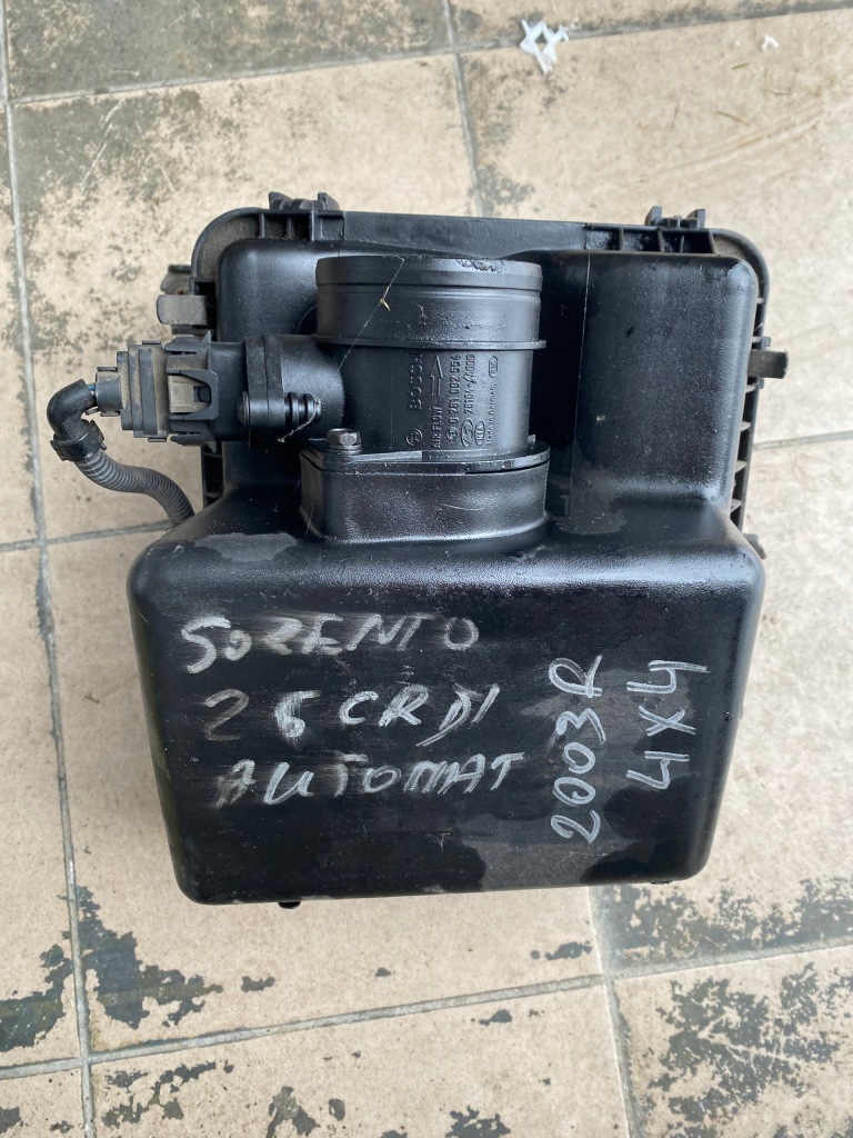 фото №1, Корпус фильтра воздуха расходомер kia sorento i 2,5 crdi 0281002554