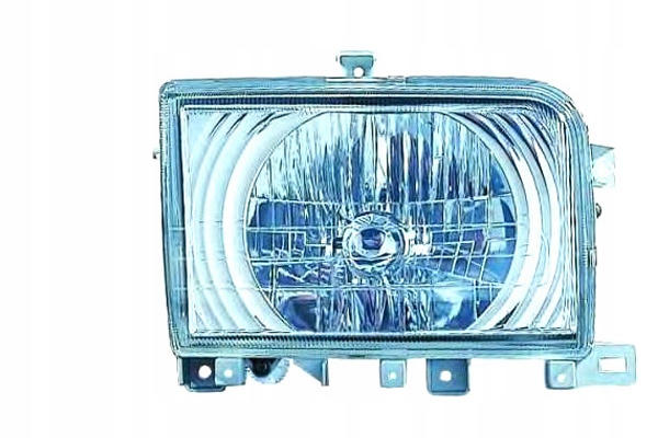 фото №2, Фара h4 электрический цвет вкладыш: хромированный