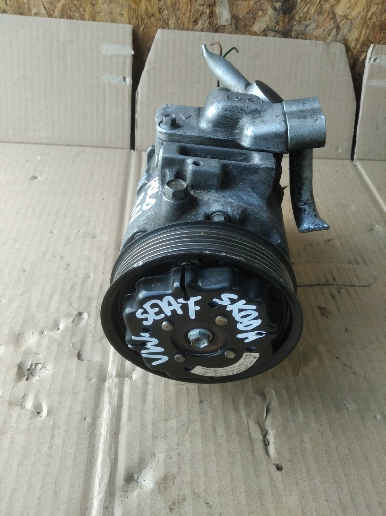 фото №7, Компрессор кондиционера компрессор vw polo 9n seat skoda tdi 6q0820803d