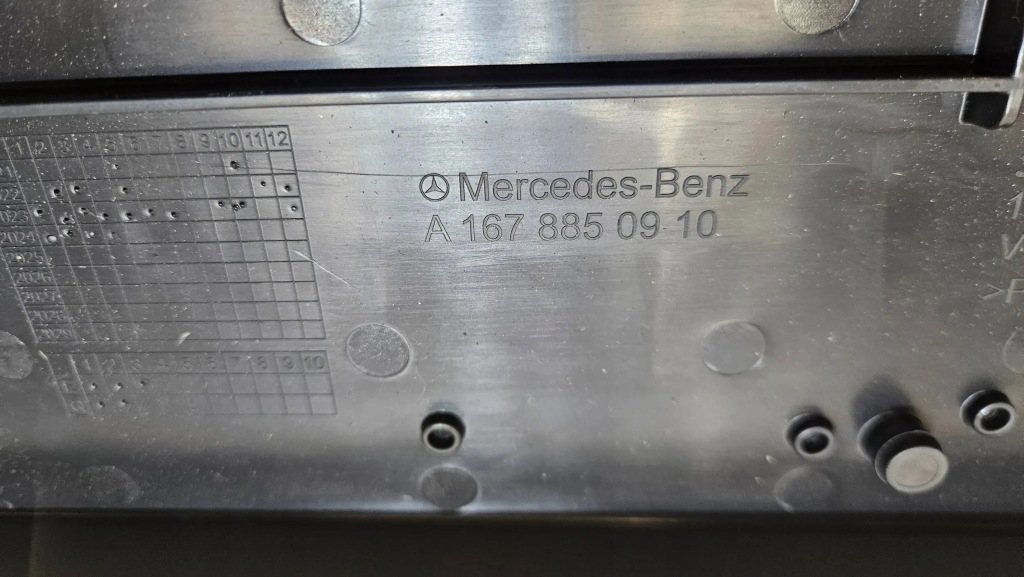 фото №7, Рамка пластик номерного знака mercedes w167 a167 amg a1678850910