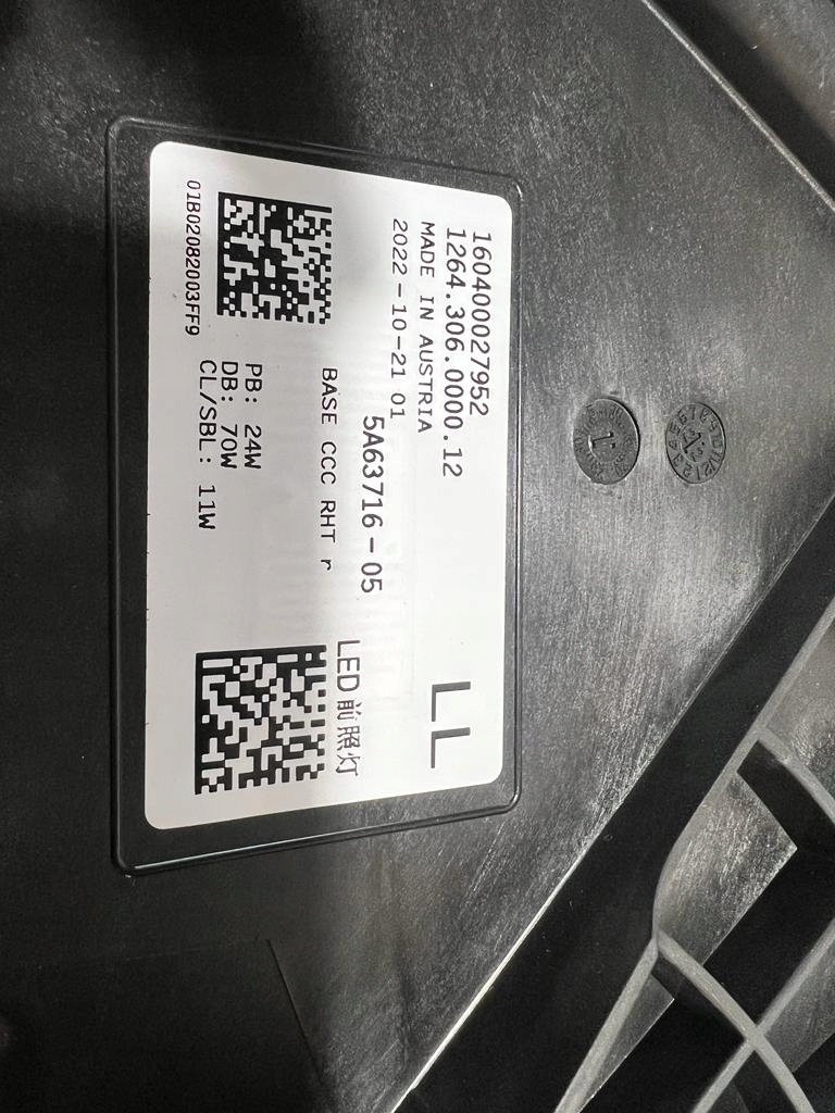 фото №13, Bmw 7 i7 g70 bmw led лампа левая правая