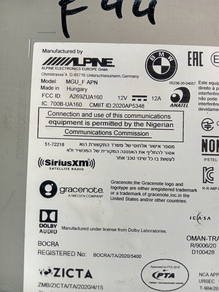 фото №14, Bmw 2 f44 радіо навігація 5a47355