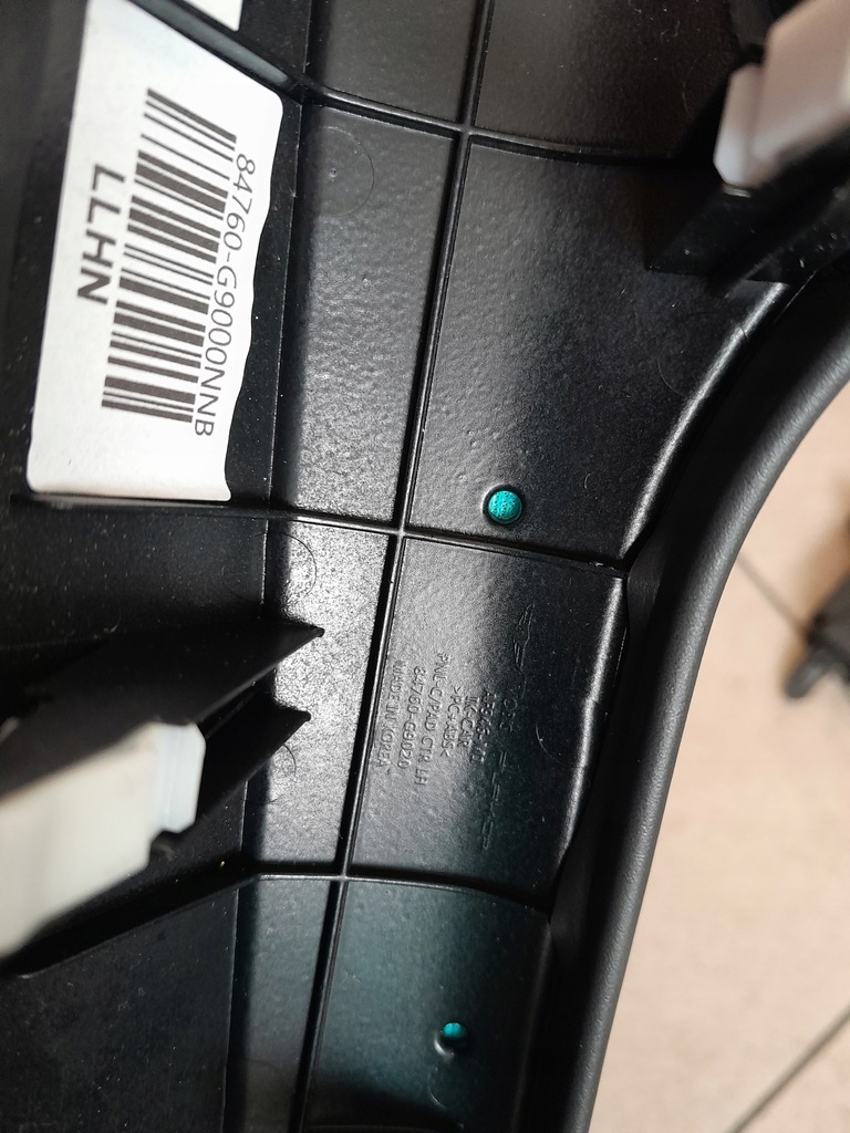 фото №15, Hyundai genesis g70 2019r бардачок защита zaślpepka молдинг рамка воздуховод