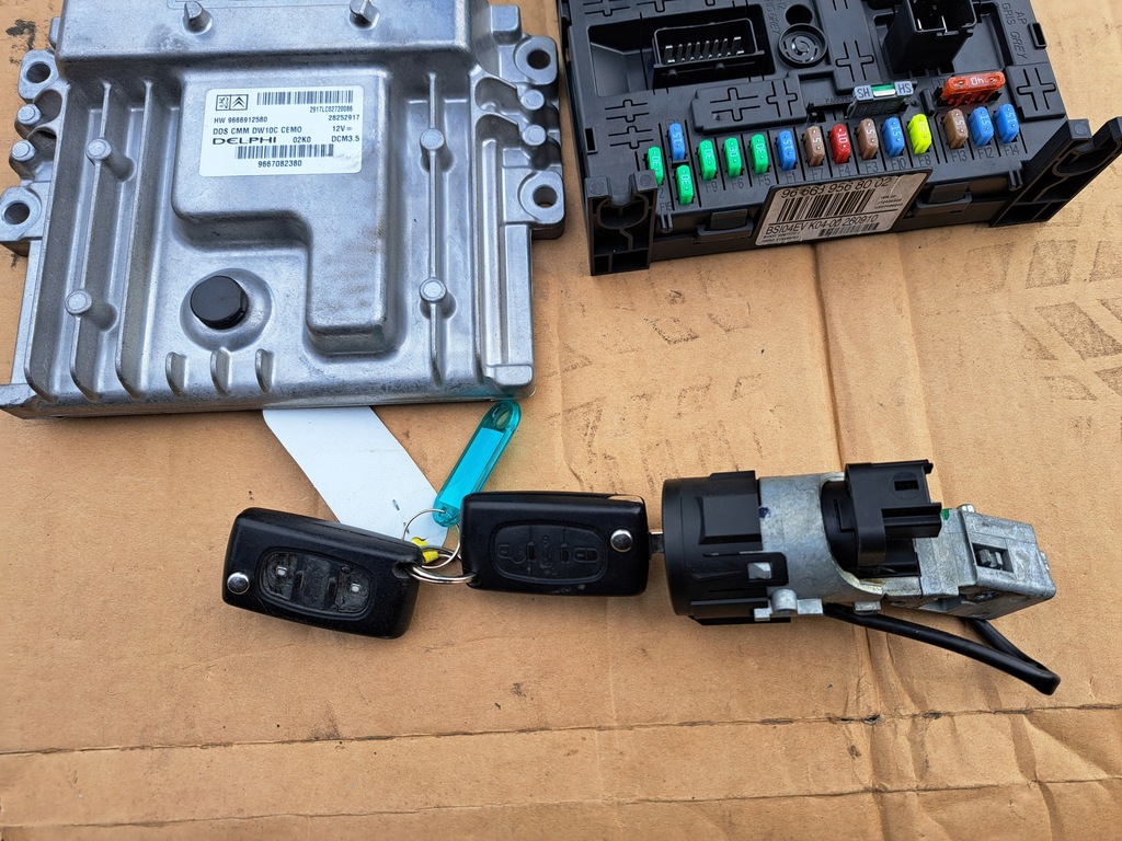 фото №6, Набір стартовий peugeot 407 2.0 hdi 163km rhh імобілайзер do запуск 9667082380