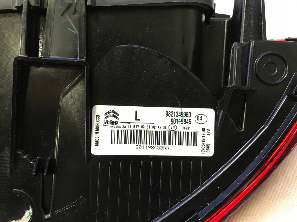 фото №5, Citroen c4 cactus lift 17-20 лампа задняя левая led europa