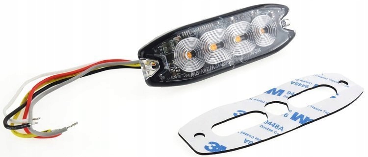 фото №16, Лампа błyskowa попереджувальна led stroboskop 12/24v