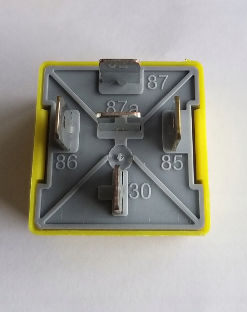 фото №4, Реле вентилятора радіатора renault жовтий