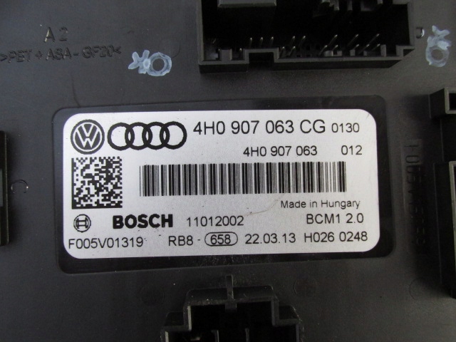 фото №6, Audi a6 c7 allroad 3.0 tdi 204km набор стартовый бортовой компьютер 4g0907311e