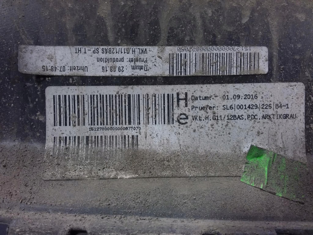 фото №13, Bmw 7 g11 g12 бампер задний pdc c27 arktikgrau