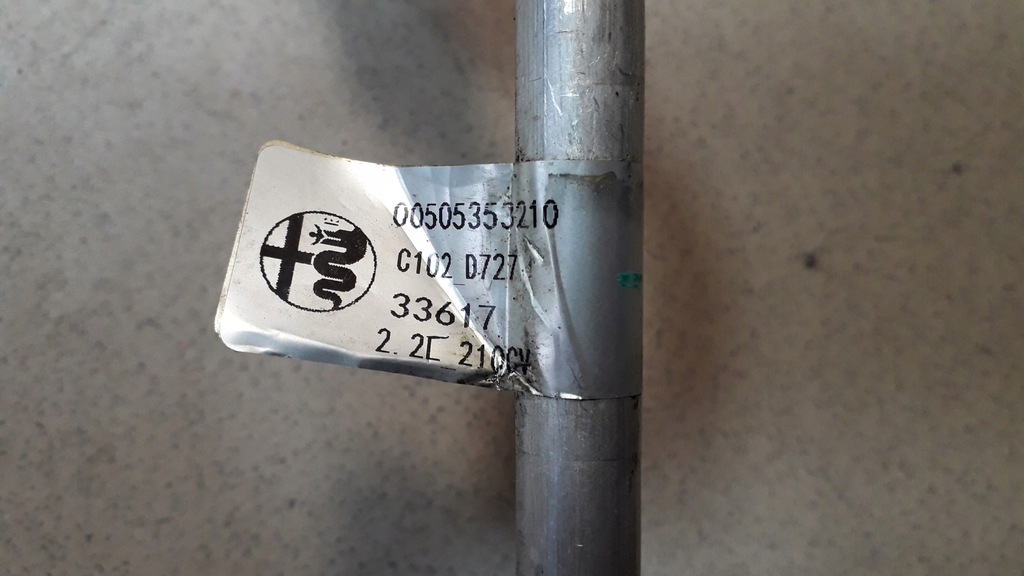 фото №8, Alfa romeo stelvio шланг кондиціонер 00505353210