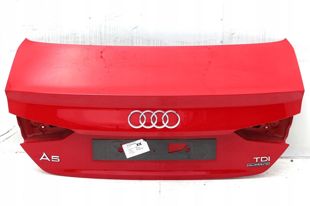 фото №7, Audi a5 8w f5 ly3u задняя бампер задний + крышка багажника багажника ly3u красный 8w6