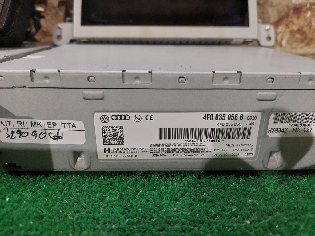 фото №6, Модуль тюнер радио навигации mmi дисплей 4e0035652a 4l0919604 4f2919611h