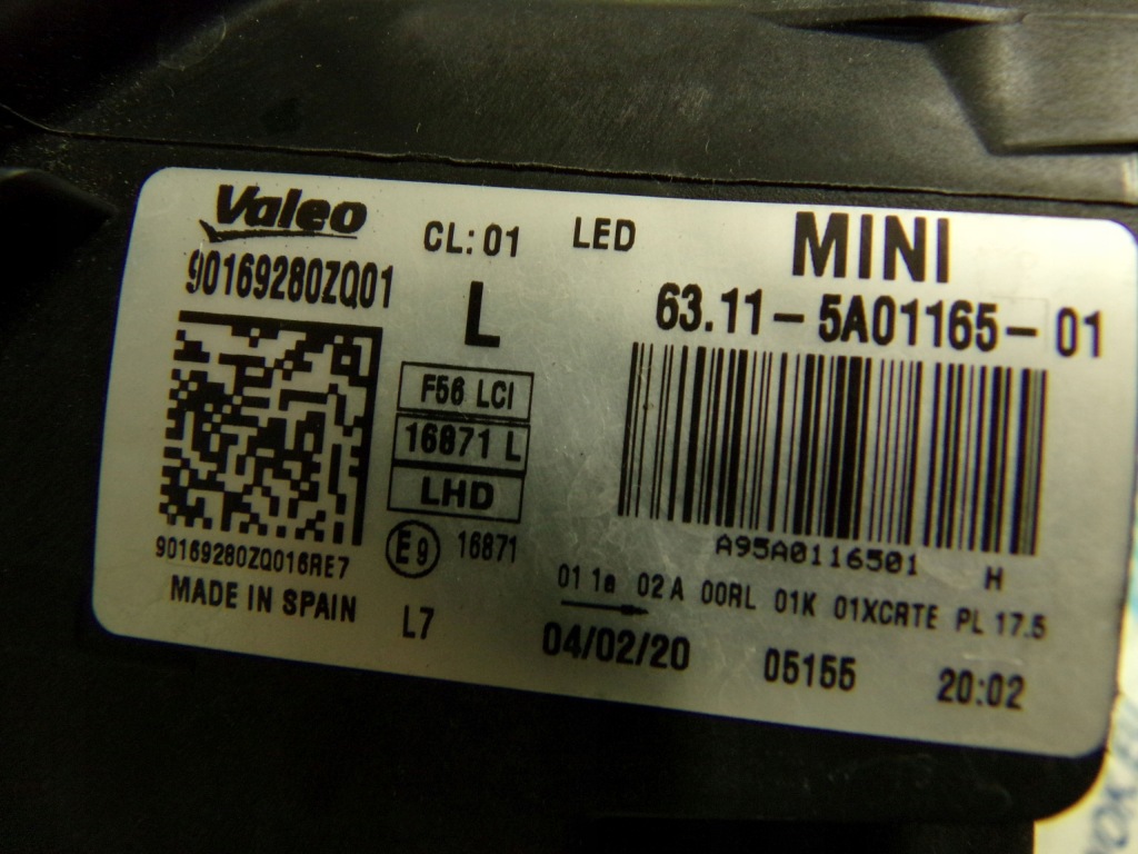 Mini f54 lci f55 f56 f57 фара перед левая адаптивный led в Украине