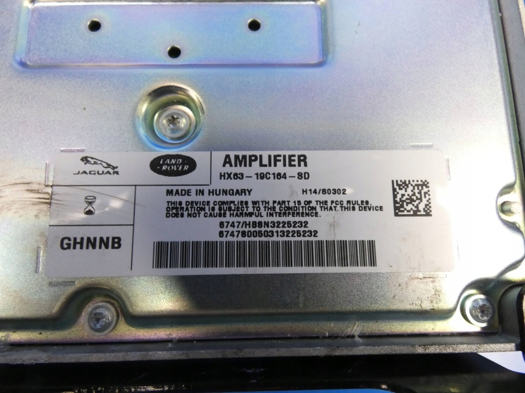 фото №2, Jaguar xf ii x260 xe x760 f-pace підсилювач радіо аудіо
