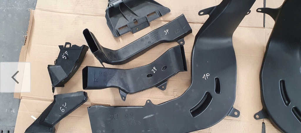 фото №5, Каналы воздуха l+p комплект bmw g11 g12