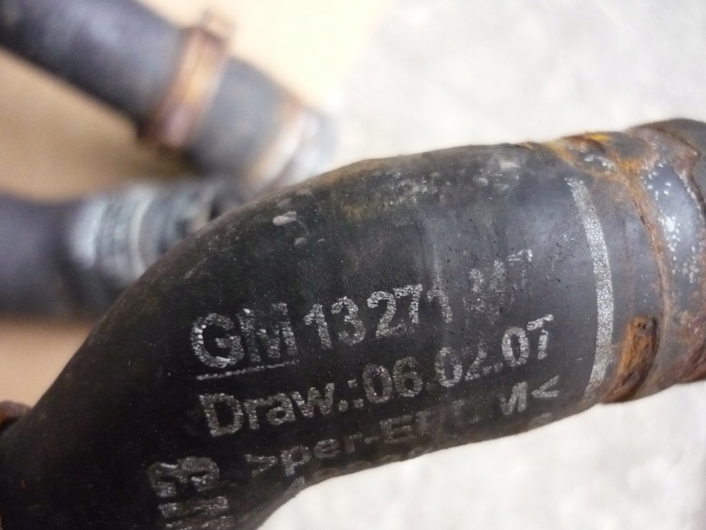 Дроти радіатора води corsa d 1.7 cdti z17dtr Зі Шроту