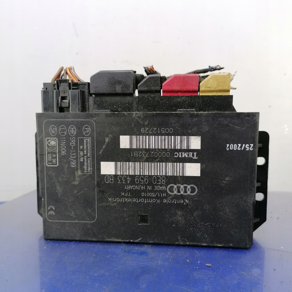 фото №1, Audi a4 b6 модуль комфорту 8e0959433bd