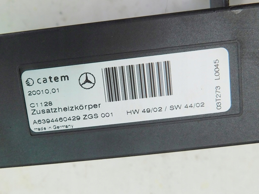 фото №6, Mercedes vito w639 2004r отопитель a6394460429