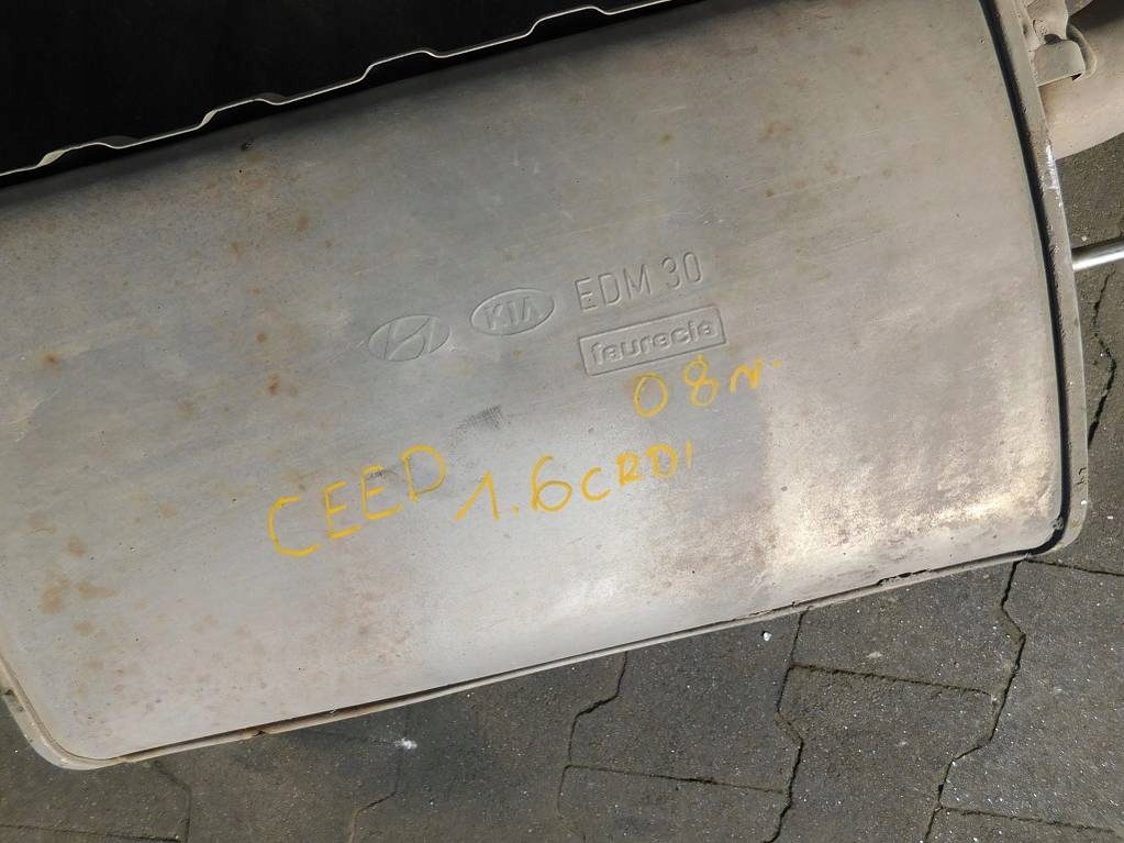 фото №6, Kia ceed i 1.6crdi 08r глушитель выхлоп