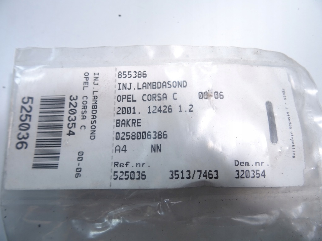 фото №5, Датчик лямбда-зонд opel corsa