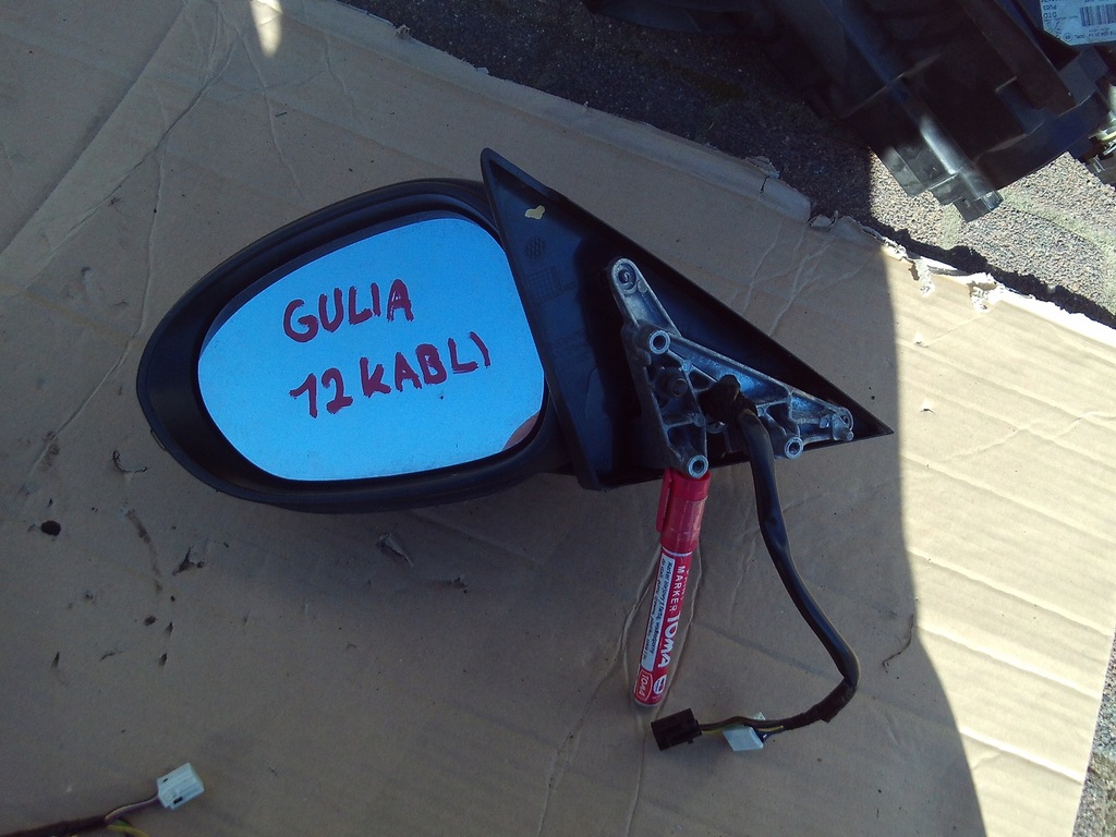 фото №1, Зеркало левая alfa romeo giulia 12 pinów eur