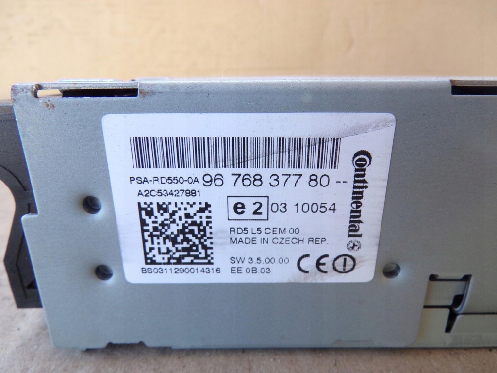 фото №9, Радио cd 9676837780 citroen ds4