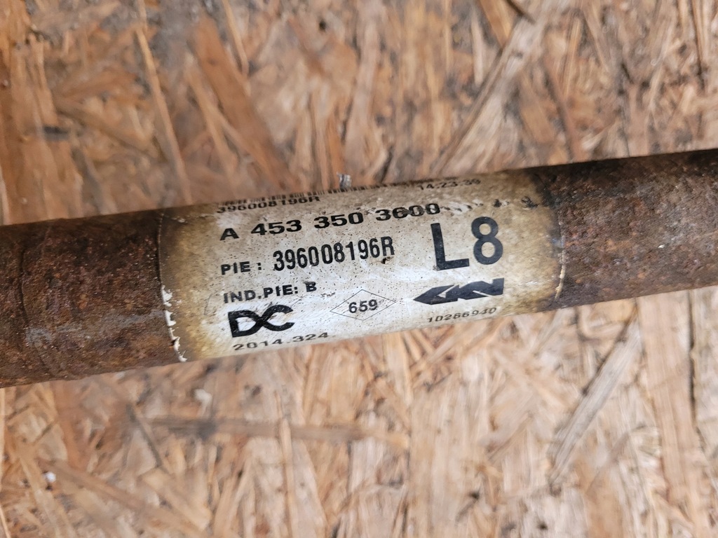 фото №4, Приводной вал задняя задняя правая twingo iii smart forfour ii