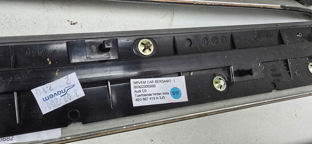 фото №10, Audi a8 d3 декори накладки двері drewno