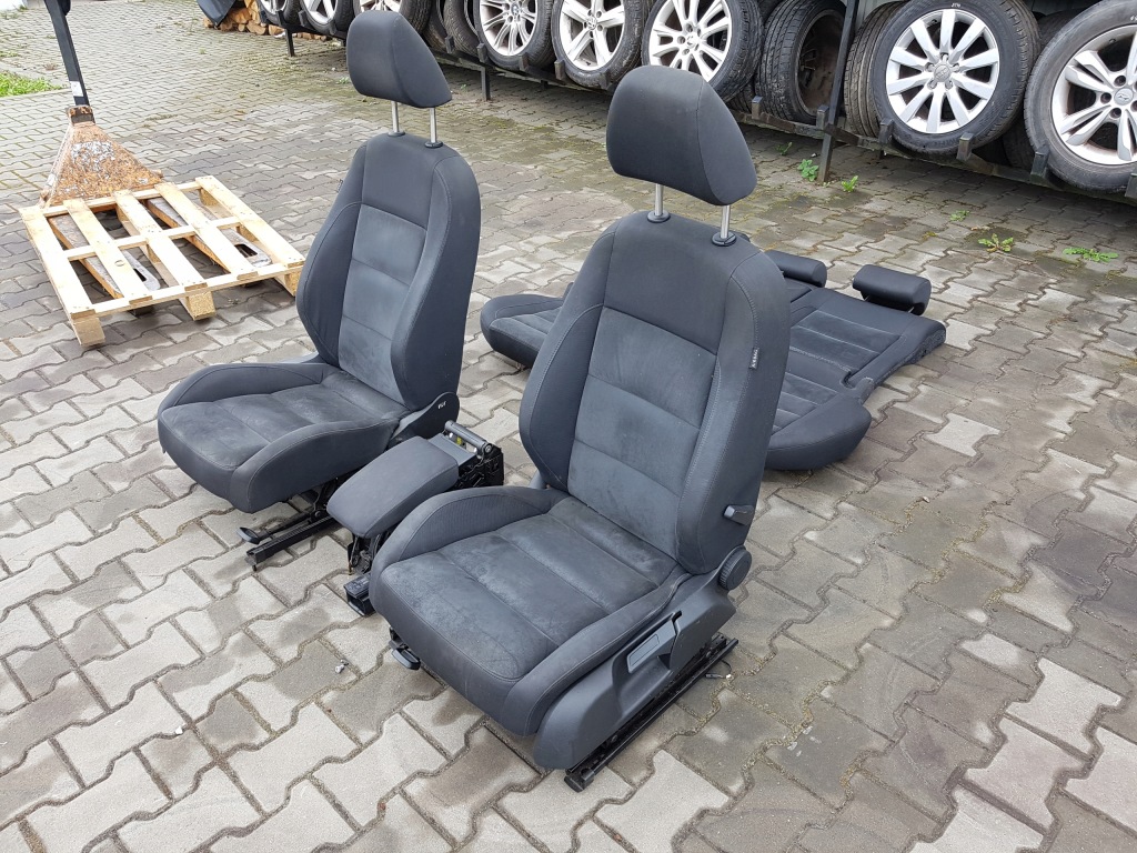 фото №6, Vw golf 6 vi 5k 08-13r hb сиденья alcantara заднее сиденье 5d