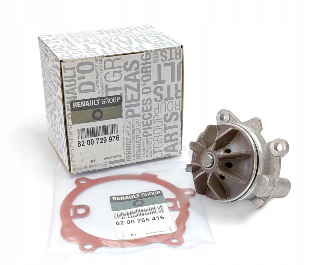 фото №1, Nowa оригинальная насос wody с прокладка renault 7701474190