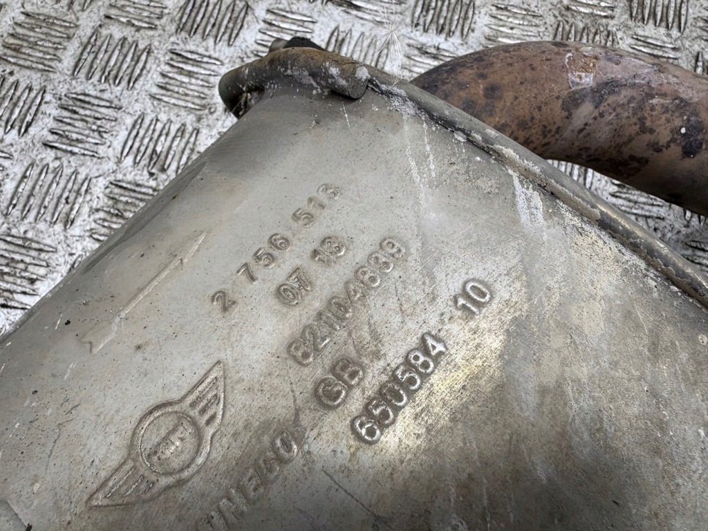 Mini one - cooper купе r56 2013 гасник вихлоп 2756513 Зі Шроту